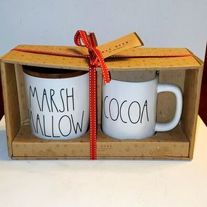 NIB Rae Dunn Cocoa & Marshmallow Gift Set